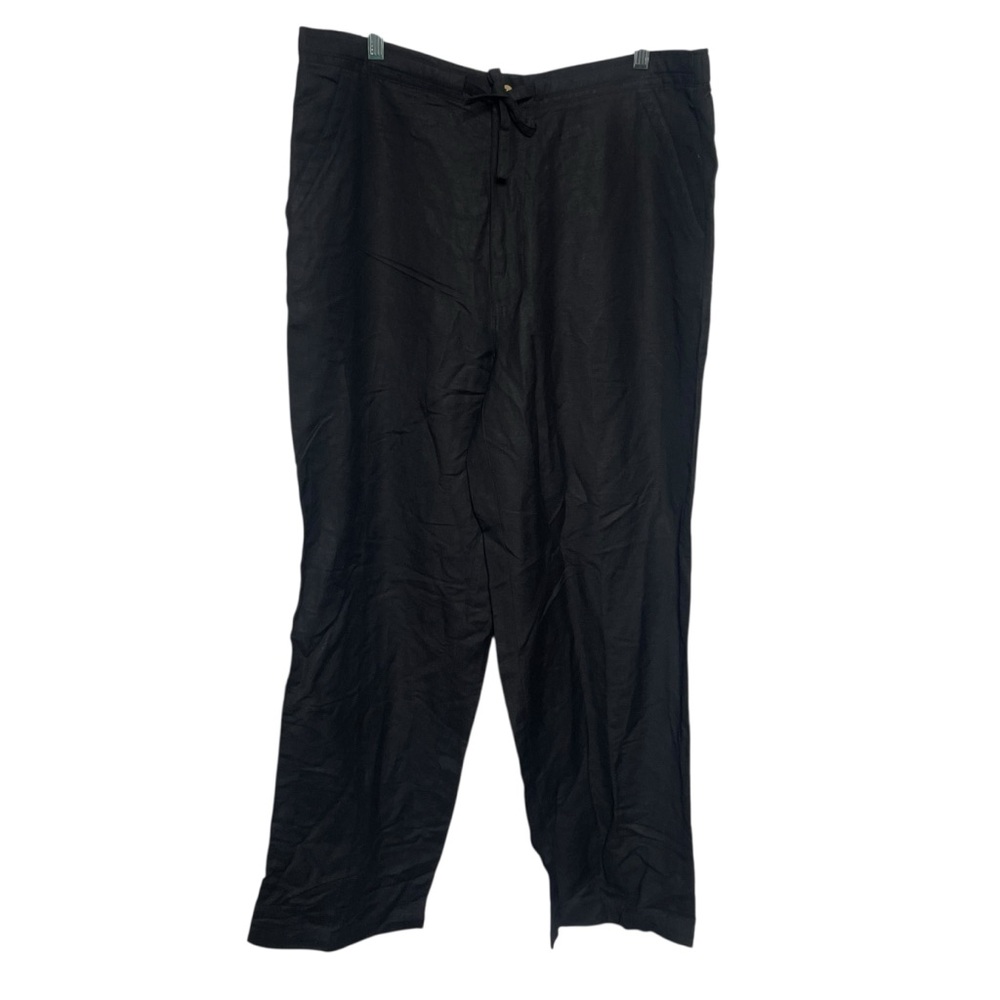 Cubavera Linen Pants Men’s XL Wide Leg Drawstring Baggy Beach New